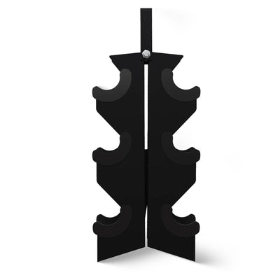 Signature Alloy Steel Rubber Encased Hex Dumbbell Set, Black (Open Box) - VMInnovations