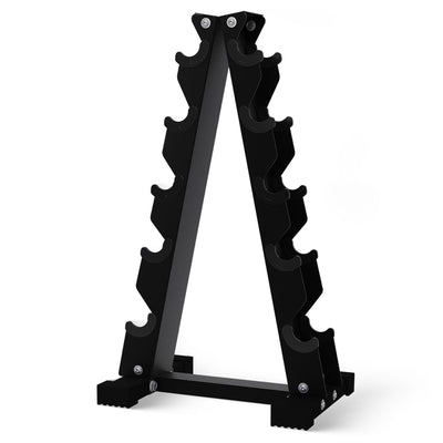 BalanceFrom Steel Fitness Rubber Encased Hex Dumbbell Set, Black (For Parts) - VMInnovations