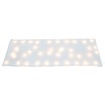 ProductWorks Pre-Lit Snow Cover Blanket 8 Function Holiday Decoration, 60" x 15" - VMInnovations