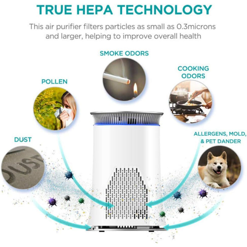 Hisense 376 Sq Ft Air Purifier w/4 Fan Speed & HEPA Technology for Home/Office