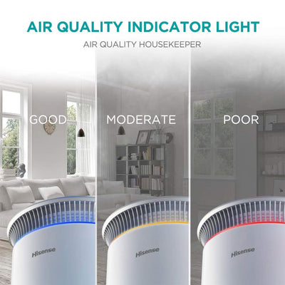 Hisense 376 Sq Ft Air Purifier w/4 Speed & HEPA Technology (Open Box) - VMInnovations