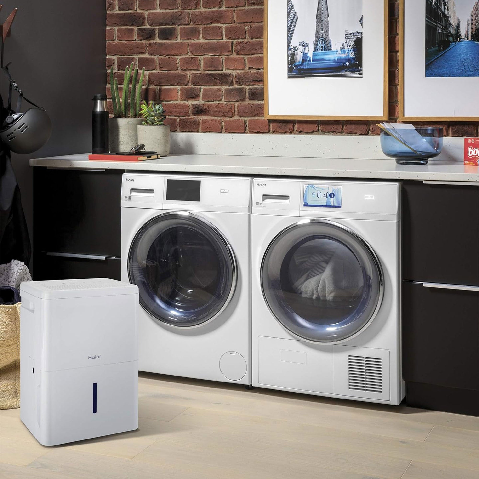 Haier 50 Pint Smart Dry Dehumidifier for Wet Spaces (Used) - VMInnovations