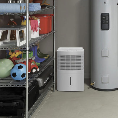 GE 20 Pint Home Dehumidifier for Very Damp Spaces, White (Refurbished) - VMInnovations