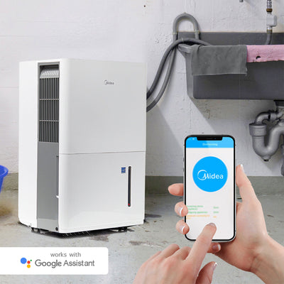 Midea 35 Pint Energy Star Smart Dehumidifier for Home, (Refurbished) - VMInnovations