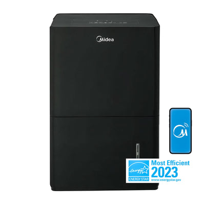 Midea 50 Pint Energy Star Smart Dehumidifier for Home, (Refurbished) - VMInnovations