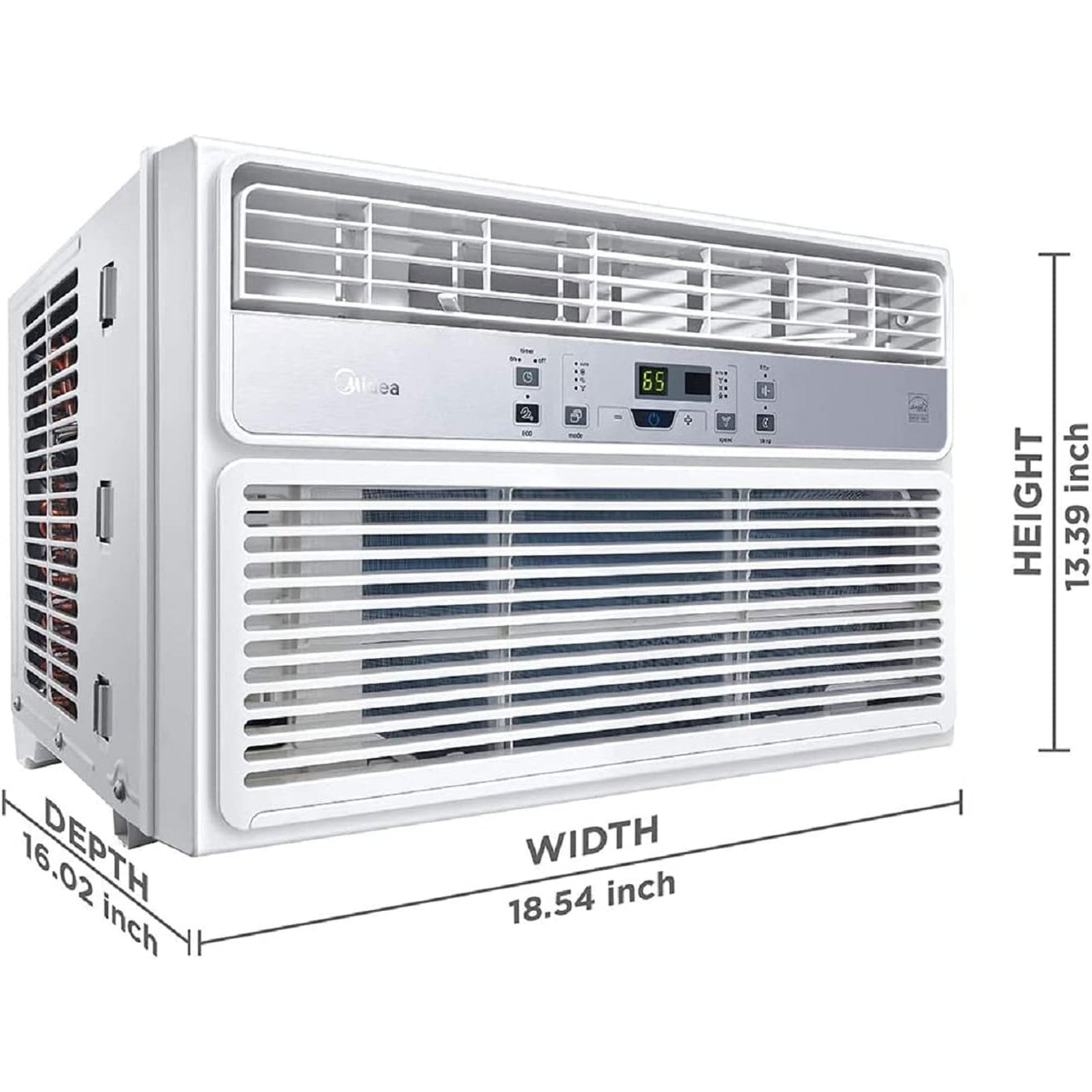 Midea EasyCool 8,000 BTU Window Air Conditioner w/ Remote, Rooms Up To 350 Sq Ft - VMInnovations
