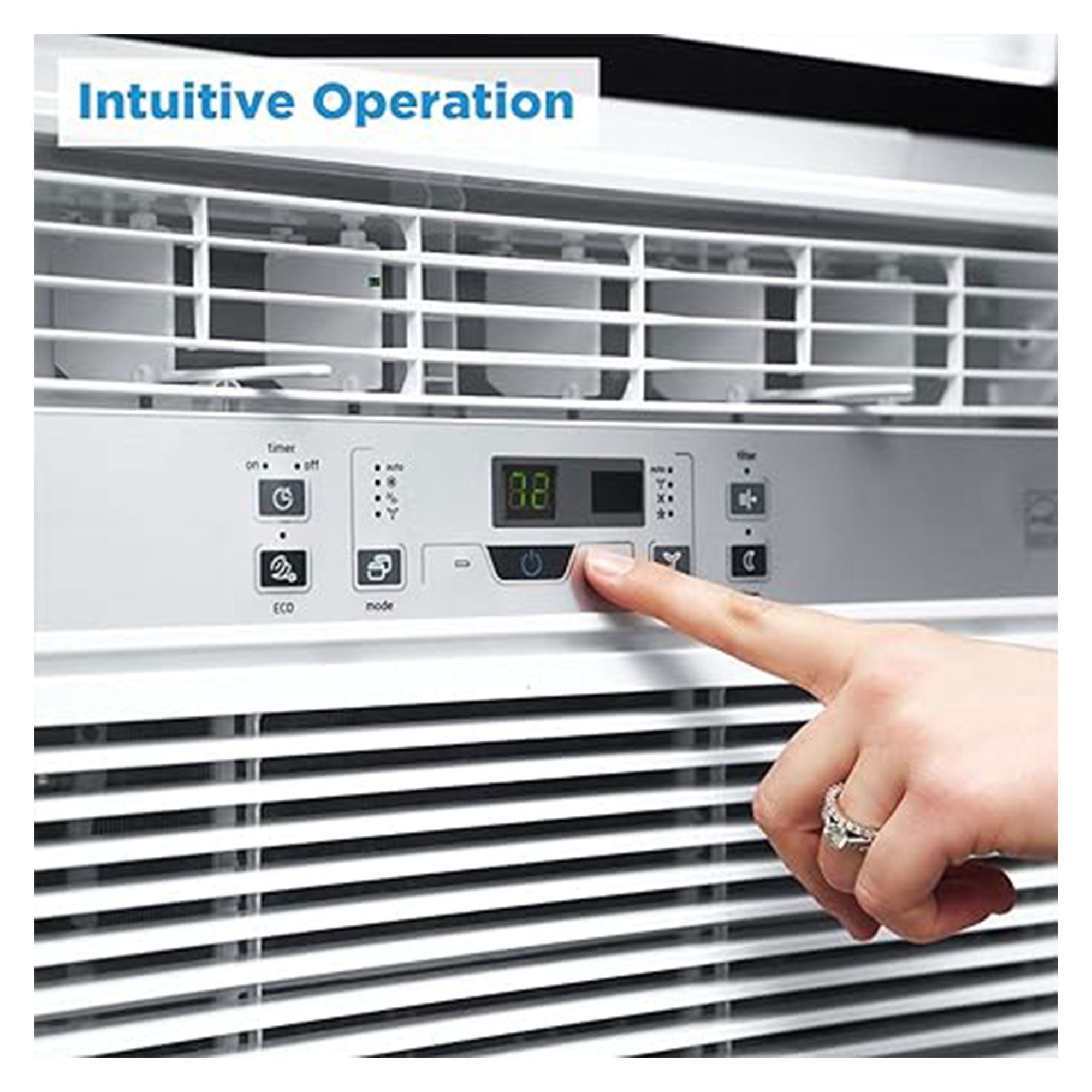 Midea EasyCool 8,000 BTU Window Air Conditioner w/ Remote, Rooms Up To 350 Sq Ft - VMInnovations