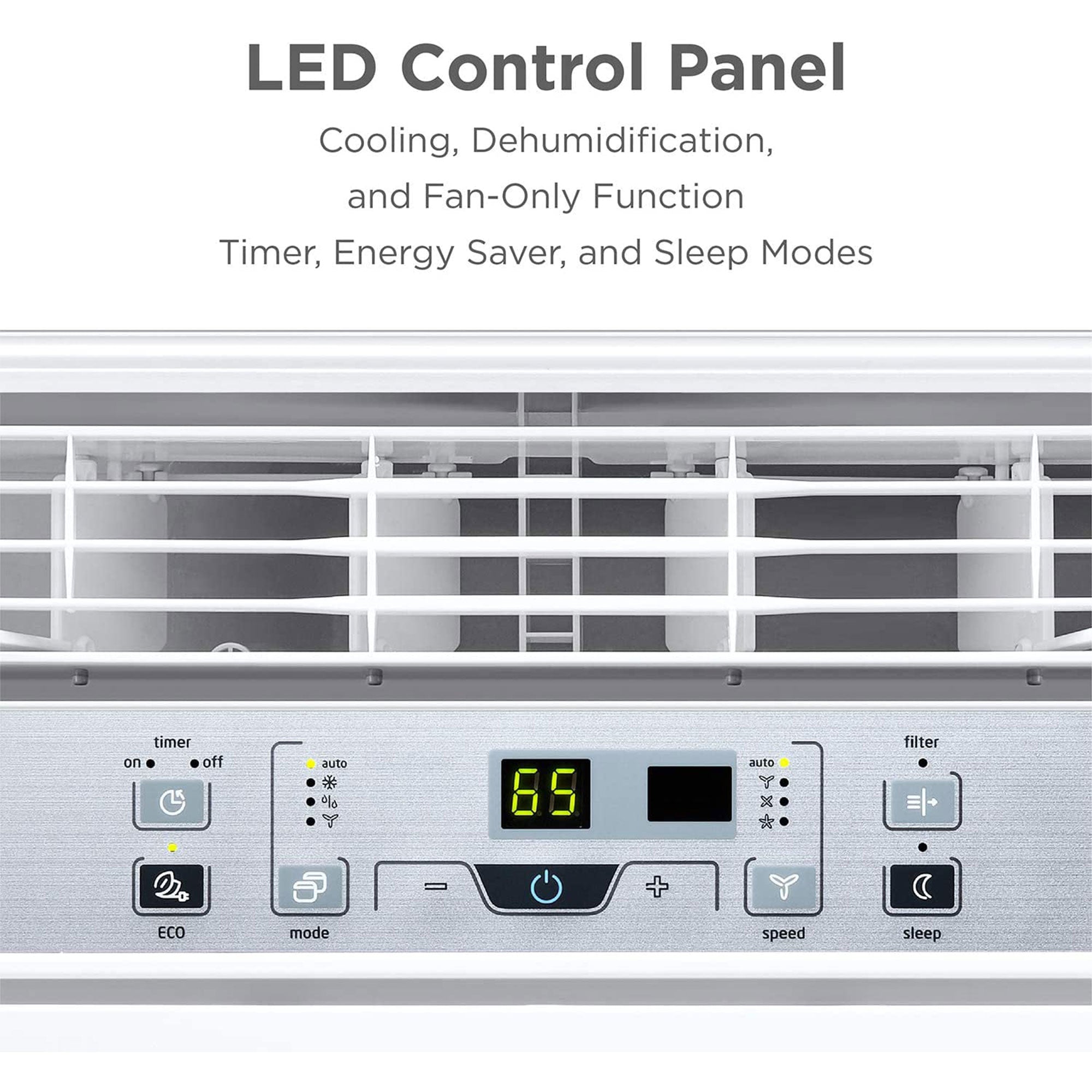 Midea EasyCool 8,000 BTU Window Air Conditioner w/ Remote, Rooms Up To 350 Sq Ft - VMInnovations