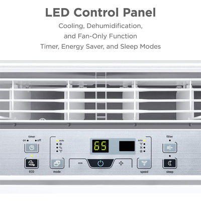 Midea EasyCool 8,000 BTU Window Air Conditioner w/ Remote, Rooms Up To 350 Sq Ft - VMInnovations