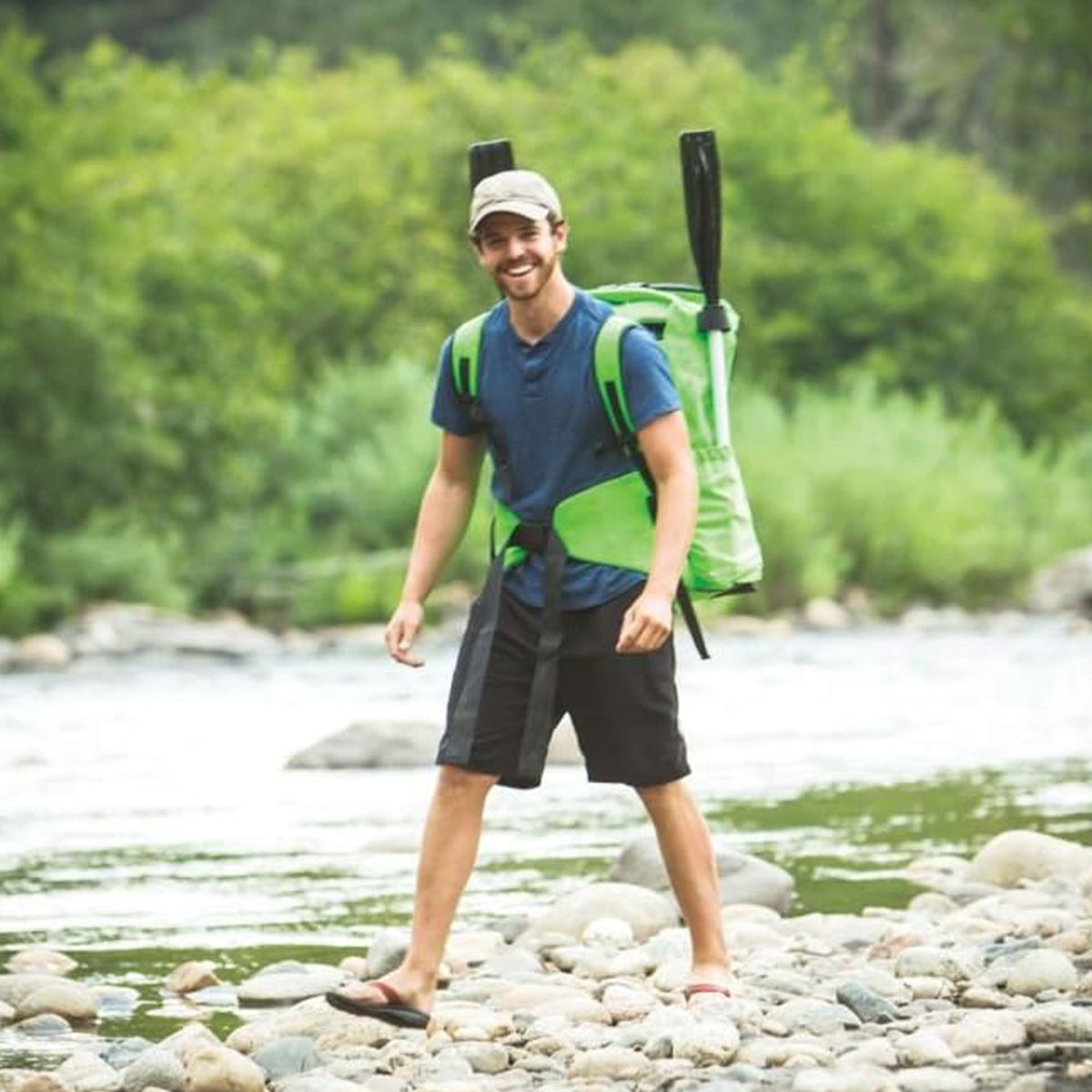 Sevylor QuickPak K5 1 Person Inflatable Kayak with Hand Pump and Paddle Included