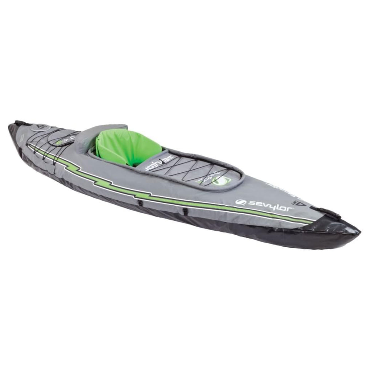 Sevylor QuickPak K5 1 Person Inflatable Kayak with Hand Pump and Paddle Included