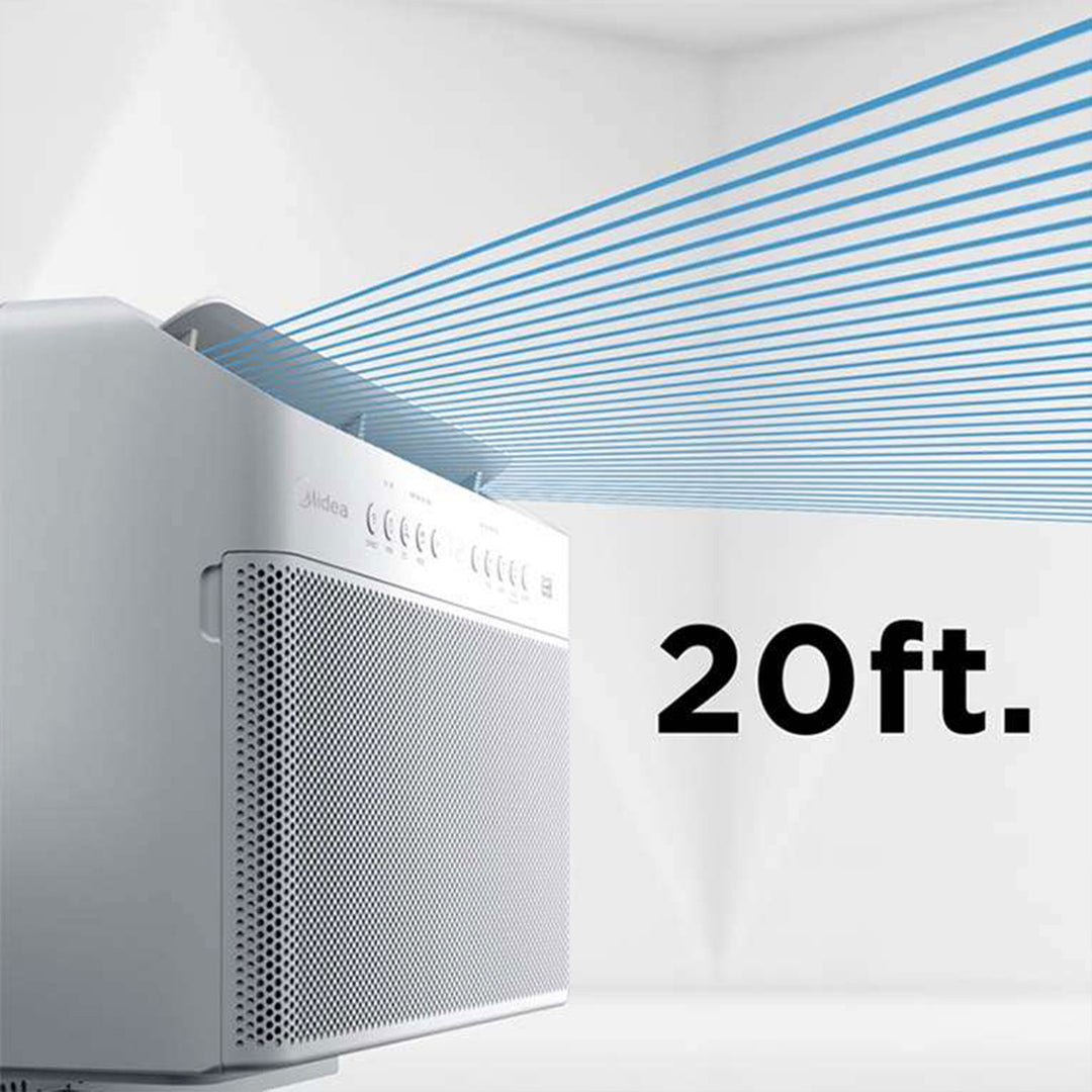 Midea 12,000 BTU Smart U Shaped Window Air Conditioner (Refurbished)