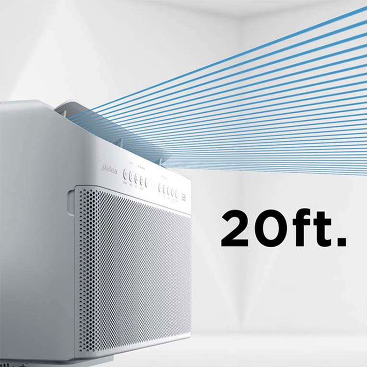 Midea 12,000 BTU Smart U Shaped Window Air Conditioner (Refurbished)