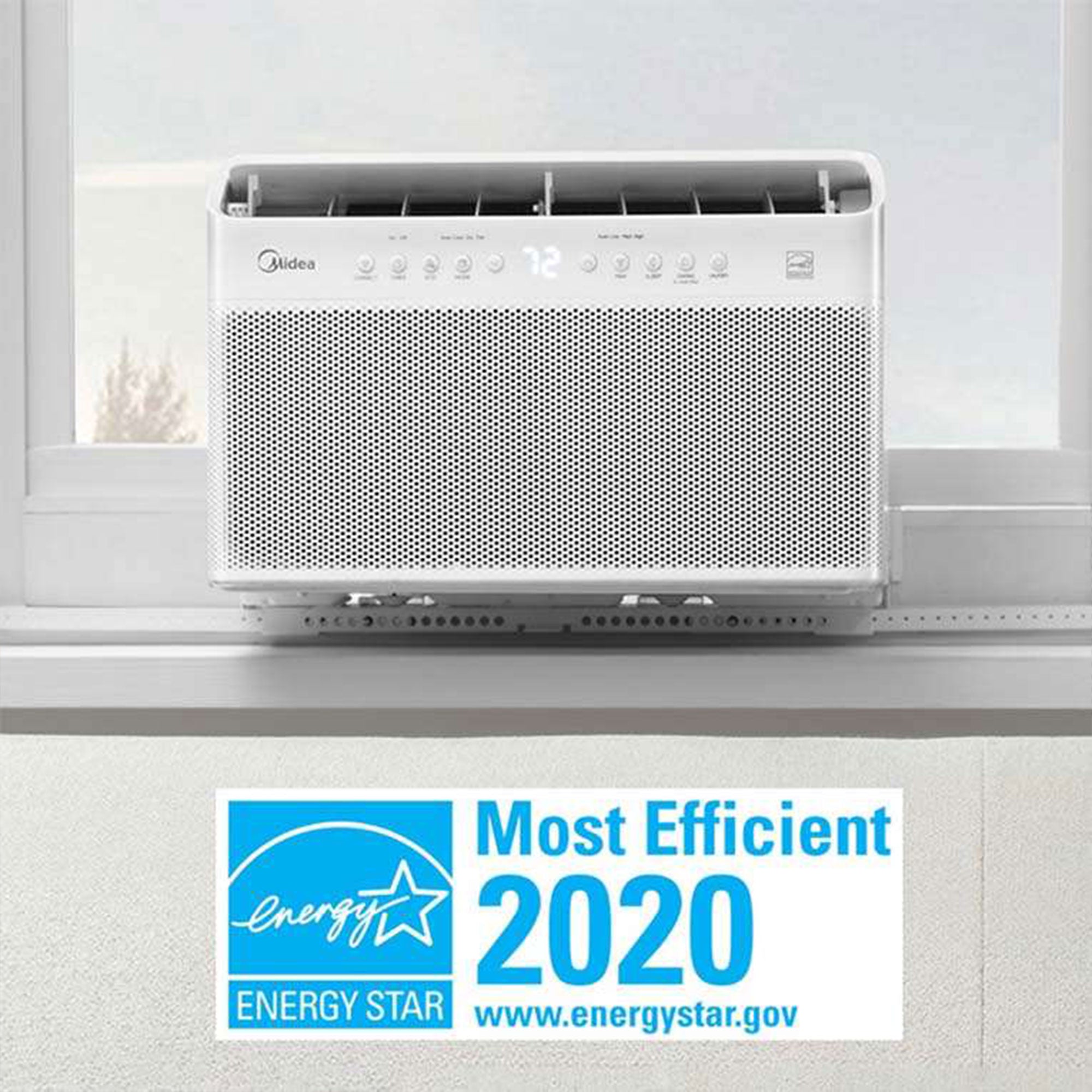 Midea 12,000 BTU Smart U Shaped Window Air Conditioner (Open Box) - VMInnovations