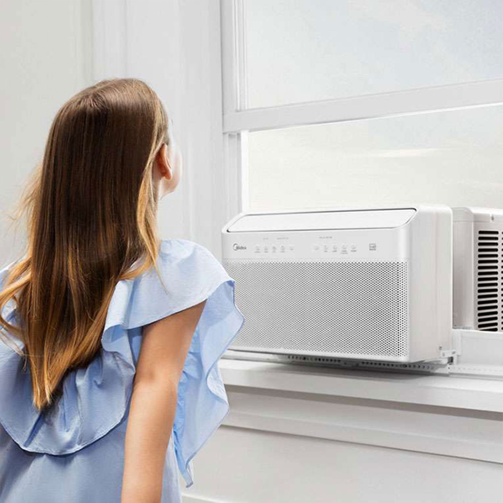 Midea 12,000 BTU Smart U Shaped Window Air Conditioner (Refurbished)