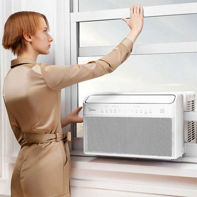 Midea 12,000 BTU Smart U Shaped Window Air Conditioner (Refurbished)