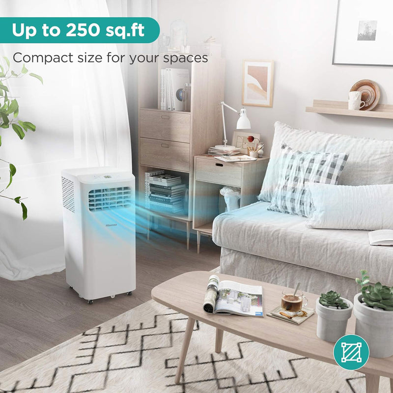 Hisense 6000 BTU Ultra Slim Portable Air Conditioner (Refurbished) (Open Box)