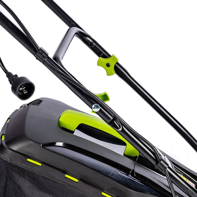 Earthwise 16” 11 Amp Corded Electric 5 Position Mower, Green (For Parts) - VMInnovations