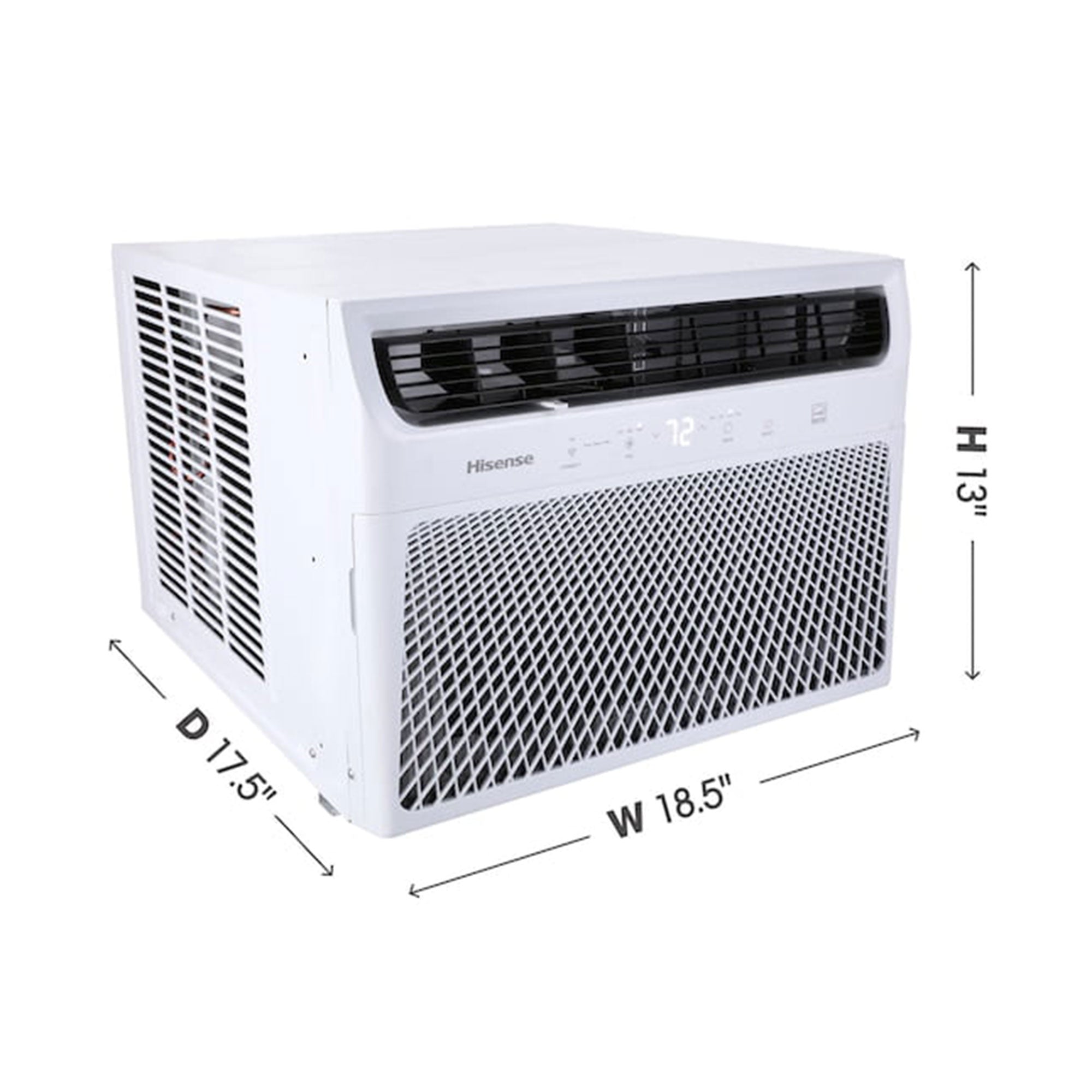 Hisense 350 Sq Ft Wifi Connected ENERGY STAR Window AC, Refurbished - VMInnovations