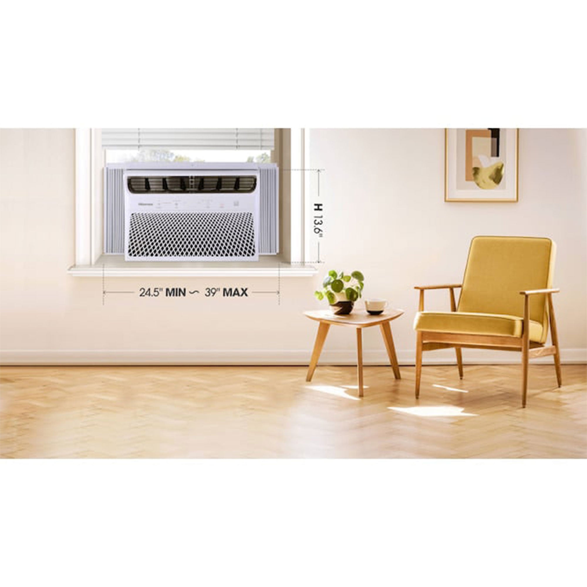 Hisense 350 Sq Ft Wifi Connected ENERGY STAR Window AC, Refurbished - VMInnovations
