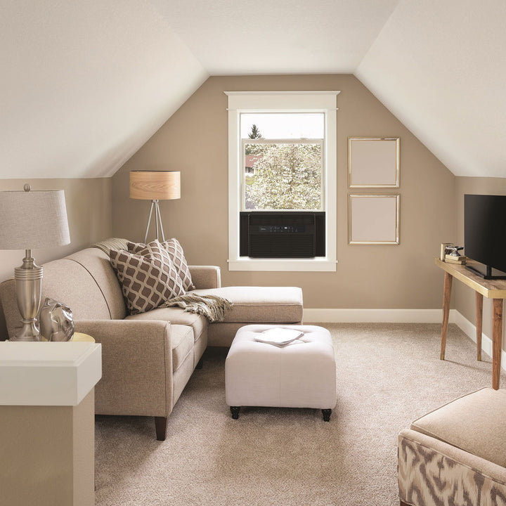 Midea 8,000 BTU 115V Smart Window Air Conditioner, Black (Refurbished) (Used) - VMInnovations