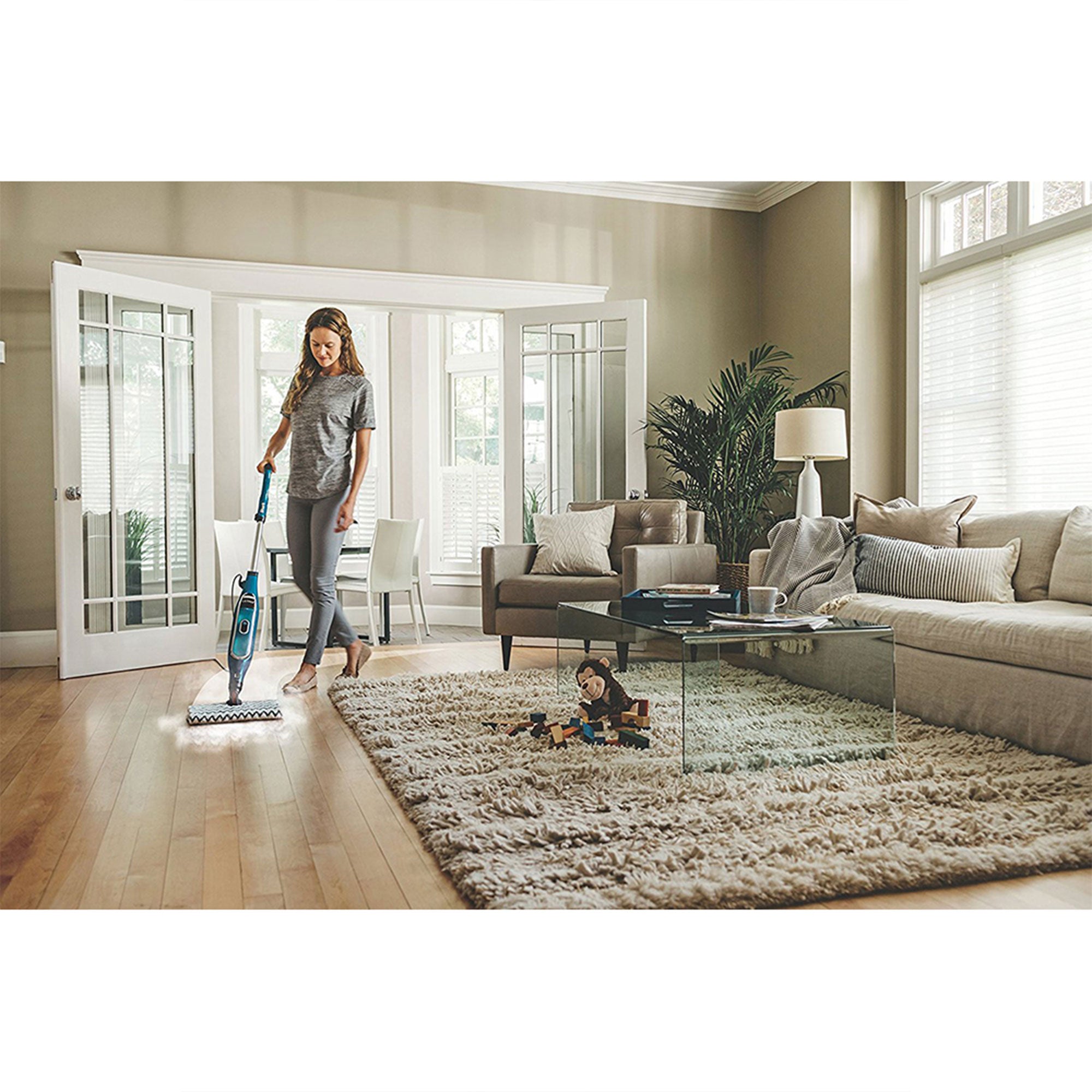 Shark Genius Steam Pocket Mop w/3 Control Setting, Green (Certified Refurbished) - VMInnovations