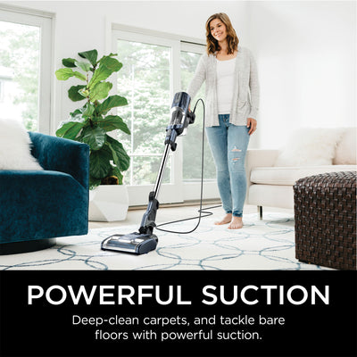 Shark UltraLight Pet Pro Corded LED Stick Vacuum, Blue (Refurbished) (Used)