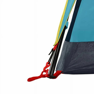 Coleman Skylodge 10 Person Camping Tent with Mesh Storage Pockets, Blue/Black - VMInnovations