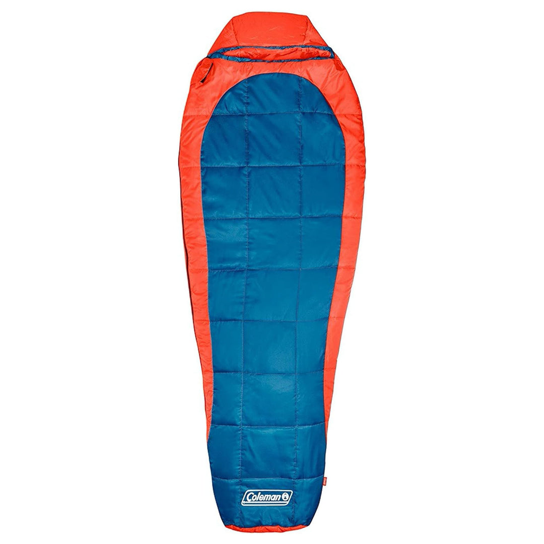 Coleman Kompact Mummy Sleeping Bag w/Compression Sack, Tiger Lily (Open Box)