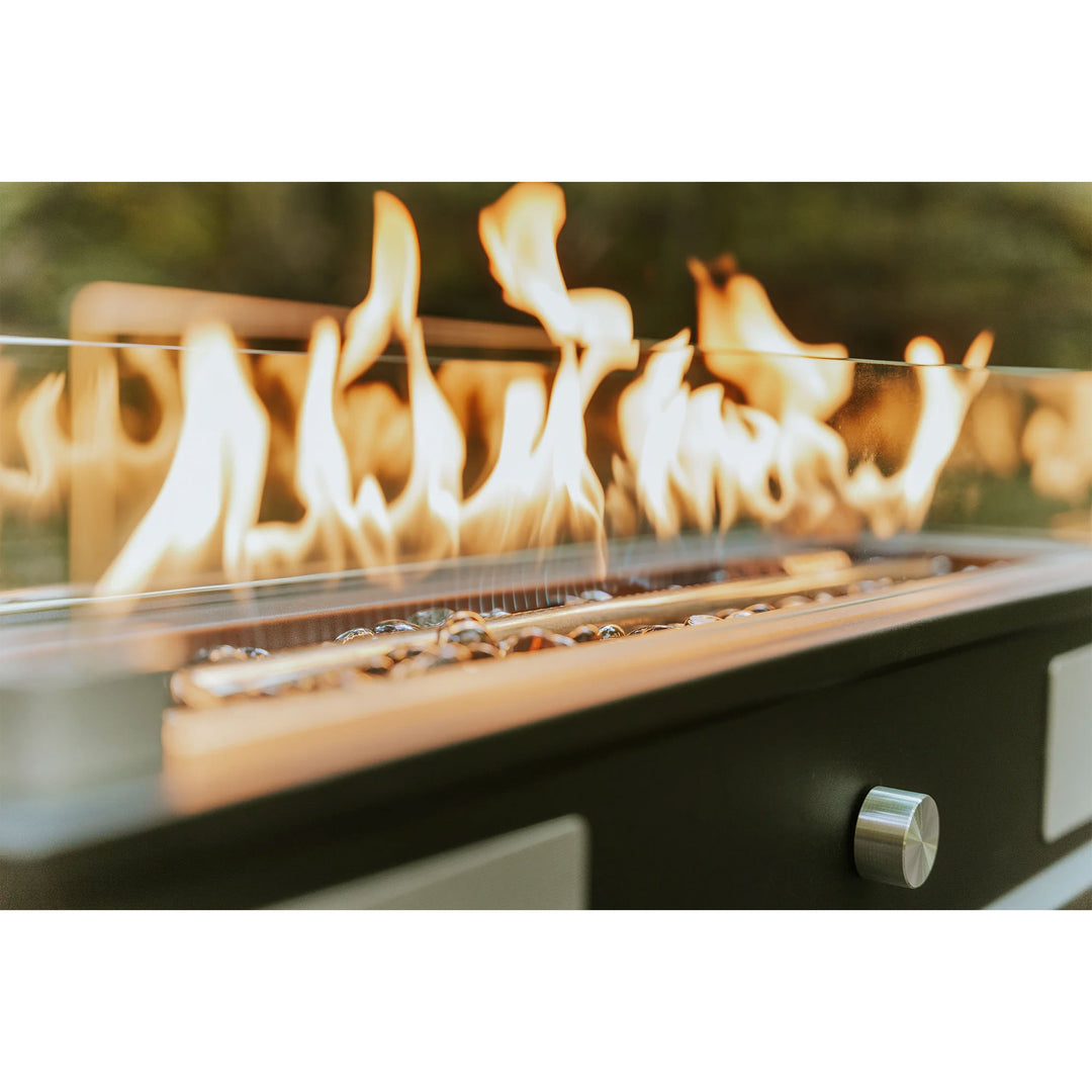 Ukiah Co. LOOM Rechargeable Bluetooth Tabletop Fire Pit with Sound System, Black - VMInnovations