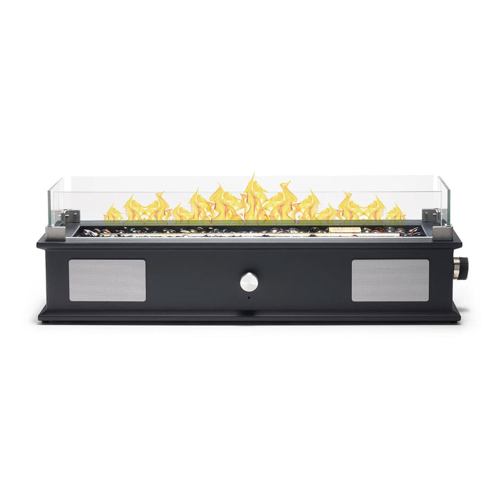 Ukiah Co. LOOM Rechargeable Bluetooth Tabletop Fire Pit with Sound System, Black - VMInnovations