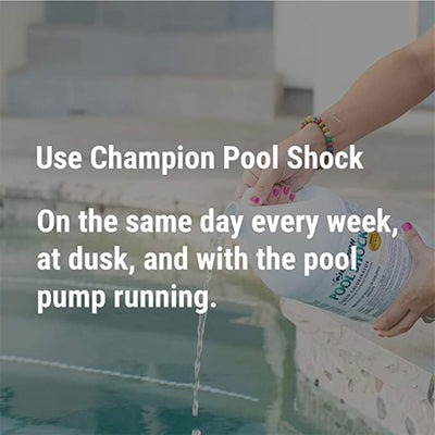 Champion Pool Shock Liquid Chlorinator for Pool Water Disinfection (2 Pack) - VMInnovations