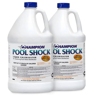 Champion Pool Shock Liquid Chlorinator for Pool Water Disinfection (2 Pack) - VMInnovations