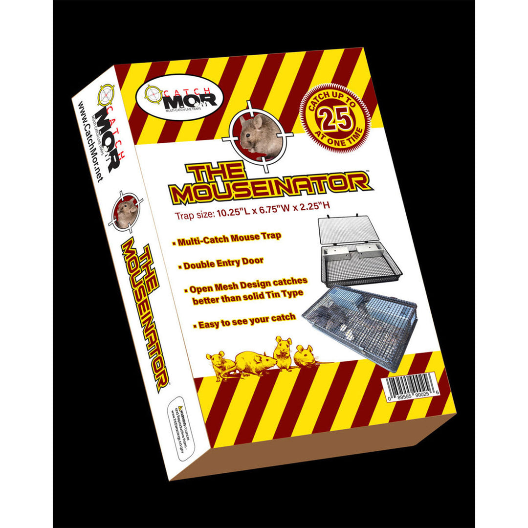 Rugged Ranch Products Mousinator Metal Wire Mouse Trap for Pest Control, Black - VMInnovations