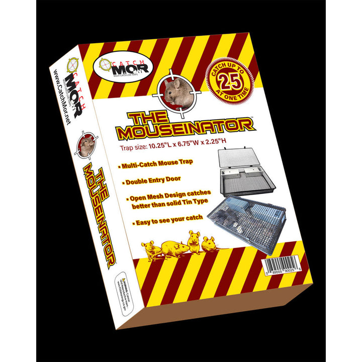 Rugged Ranch Products Mousinator Metal Wire Mouse Trap for Pest Control, Black - VMInnovations