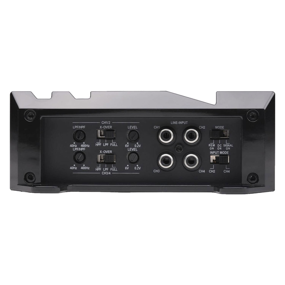 MB Quart Formula 400 Watt 4 Channel Car Audio Mobile Amplifier, FA2-400.4, Black