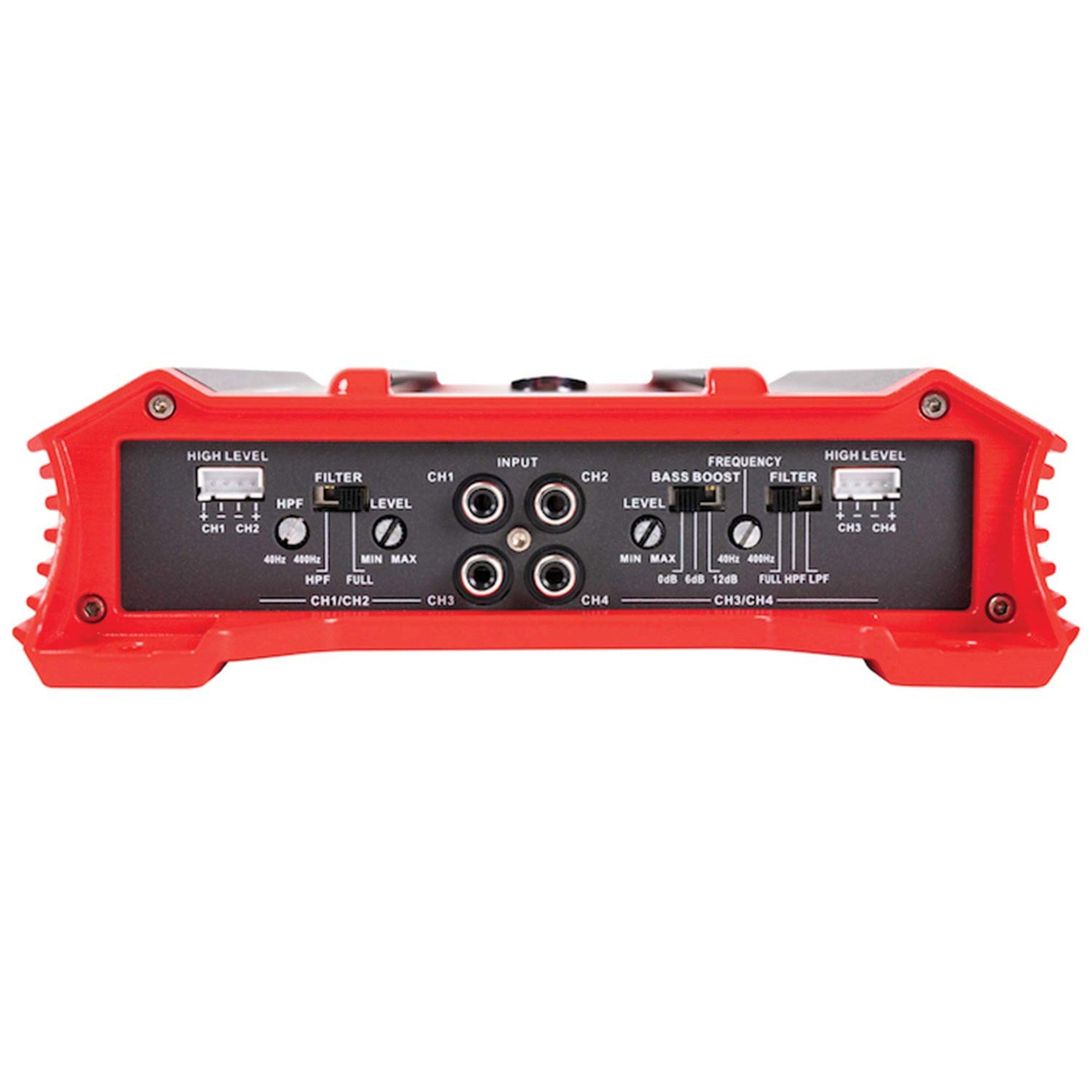 1,500 Watt Adjustable 12dB Ground Pounder Car Amplifier, Black (Open Box)