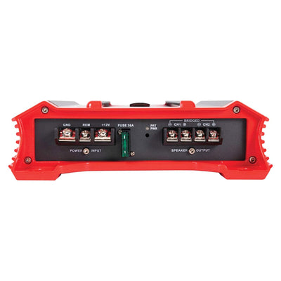 Crunch 2,000 Watt Adjustable 12dB Ground Pounder Car Amplifier, GP-2000.2, Black - VMInnovations