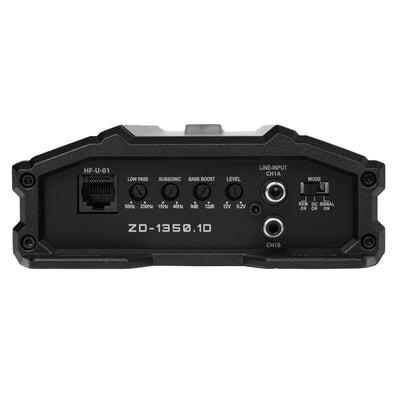 Hifonics Zeus Delta 1350 Watt Mono Block Mobile Car Amplifier, Black (Open Box)