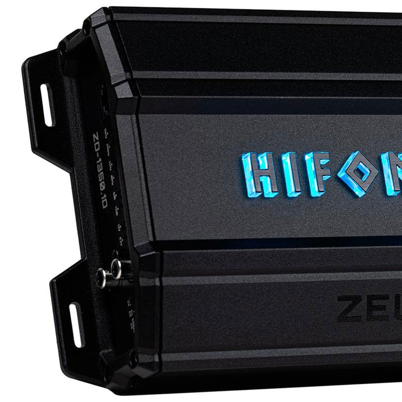 Hifonics Zeus Delta 1350 Watt Mono Block Mobile Car Amplifier, Black (Open Box)