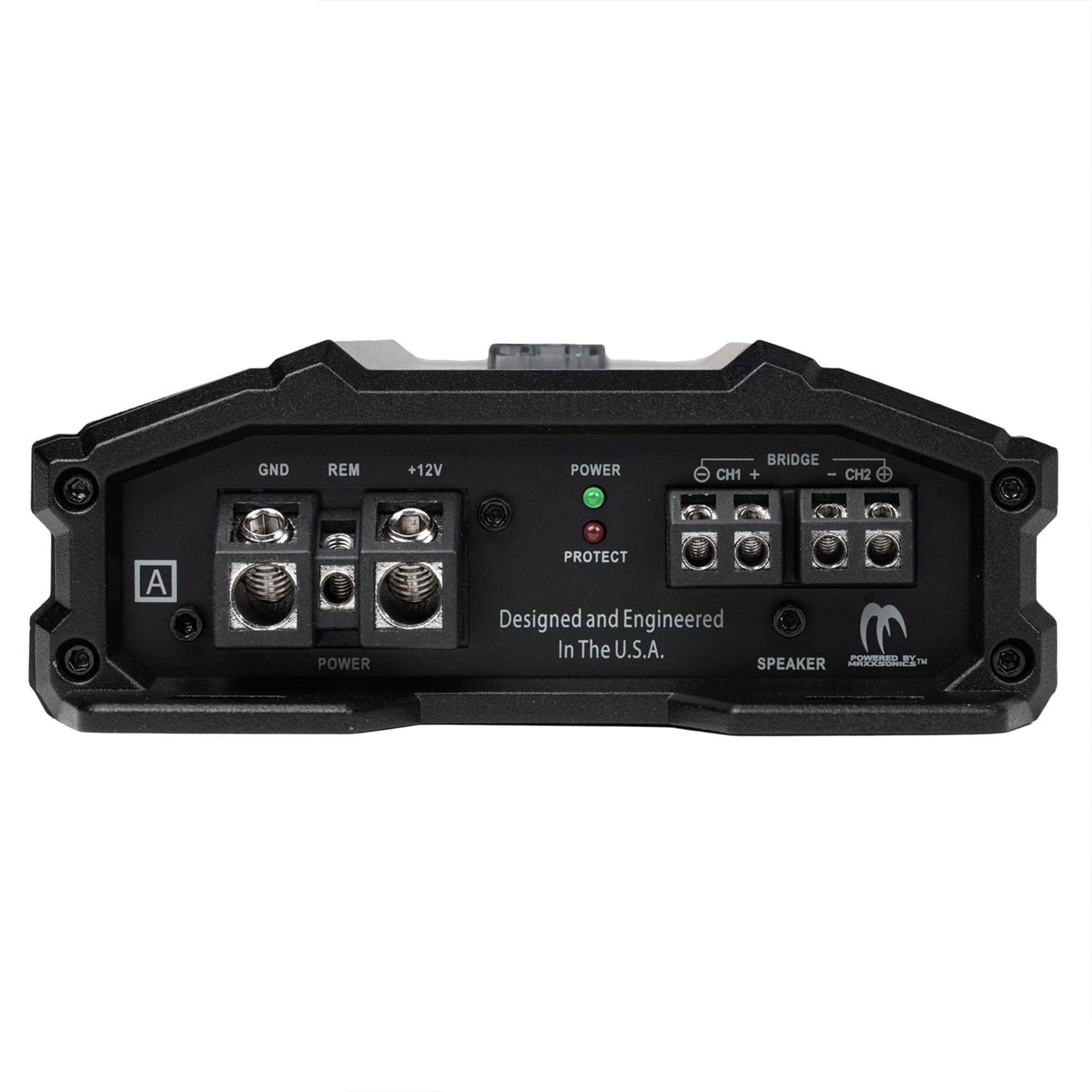 Hifonics 1,350 Watt 2 Channel Mobile Car Amplifier, ZD-1350.2D, Black (Open Box) - VMInnovations