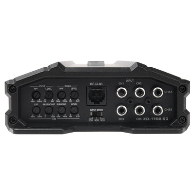 Hifonics Zeus Delta 1,750W 5 Channel Car Amplifier, ZD-1750.5D, Black (Open Box)