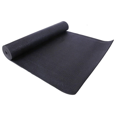 All Purpose High Density No Tear Exercise Yoga Mat, Black (Open Box) - VMInnovations