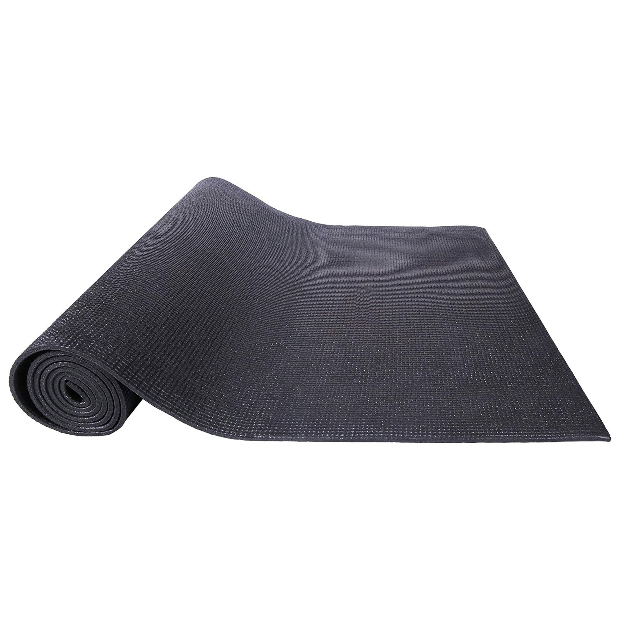 All Purpose High Density No Tear Exercise Yoga Mat, Black (Open Box) - VMInnovations
