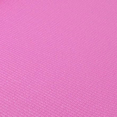 Signature Fitness All Purpose High Density Exercise Mat w/Strap, Pink (Open Box)