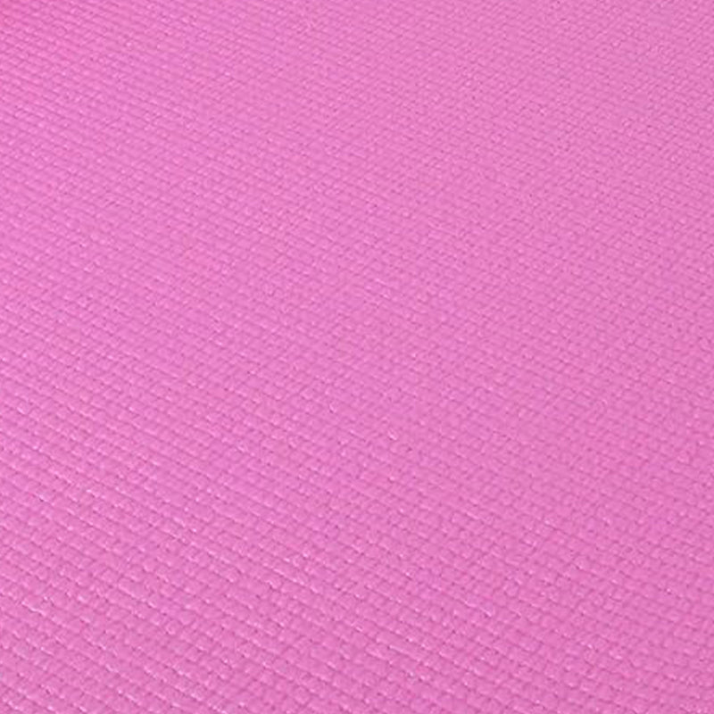 Signature Fitness All Purpose High Density No Tear Exercise Mat w/Strap, Pink
