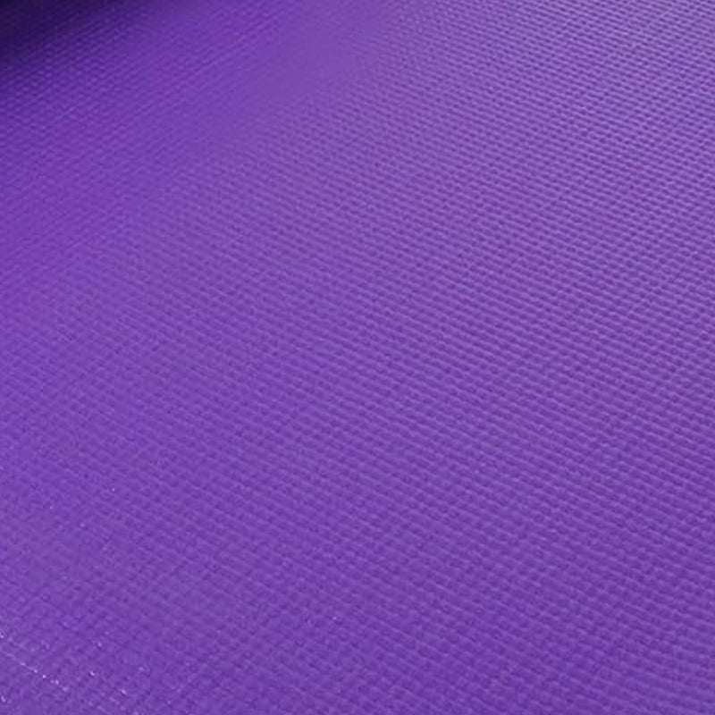 Signature Fitness All Purpose High Density No Tear Exercise Mat w/Strap, Purple