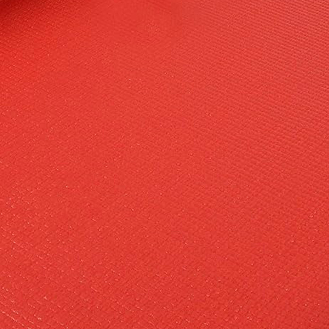 Signature All Purpose High Density No Tear Exercise Mat w/Strap, Red(Open Box)