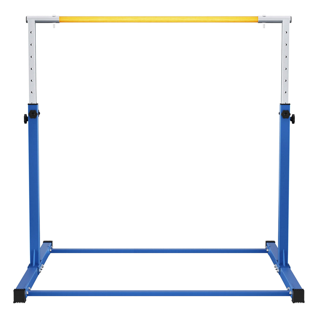 Signature Fitness Adjustable Gymnastics Bar, for Ages 3 & Up, Blue (Open Box)