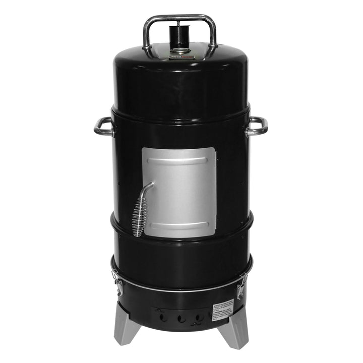 Grill Boss Charcoal Smoker, 4 Tier, 564 Sq In Cooking Area, Black (For Parts)